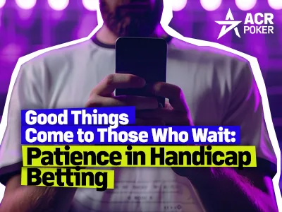 Patience is a Virtue: Waiting for the Right Handicap Bet