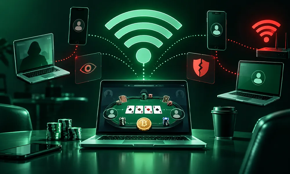 How Public Wi-Fi Exposes Crypto Poker Sessions