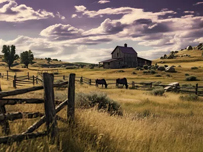 A Wyoming ranch lost in a poker game is for sale